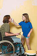padres con discapacidades