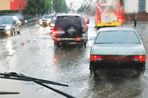 Medidas de precaución para conducir en mal clima