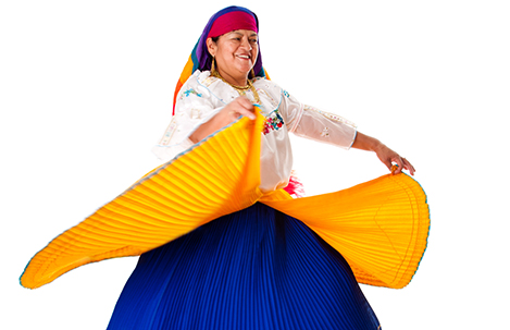 Dancing Latin Gypsy woman Dancing Latin Gypsy woman