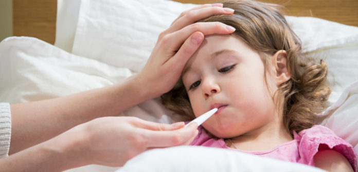 nina con fiebre