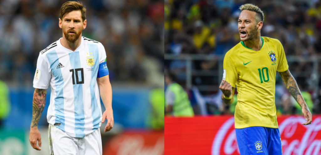 Messi y Neymar se enfrentarán en la final de la Copa América