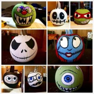 decorar calabazas halloween pintura