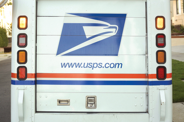 Camión del servicio postal