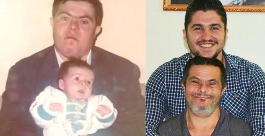 Padre con síndrome de Down en Siria, historia de Sader Issa y Jad Issa