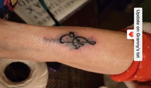 abuelita de 82 años se hace su primer tatuaje, judy dede