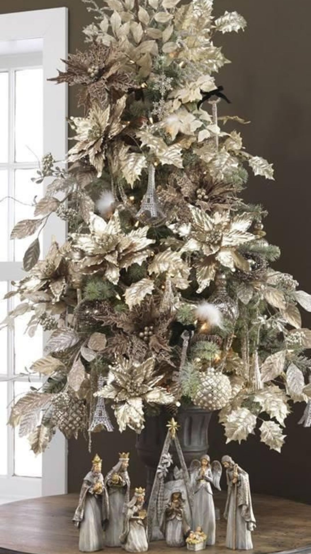 decoración minimalista para un árbol de Navidad