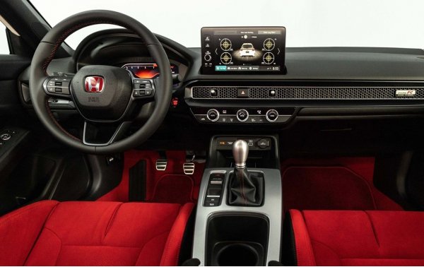 Vista interior del nuevo Honda Civic Type R