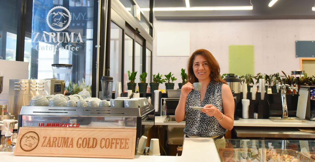 Diana Aguilar es la dueña de Zaruma Gold Coffee, embajadora del café ecuatoriano en EU