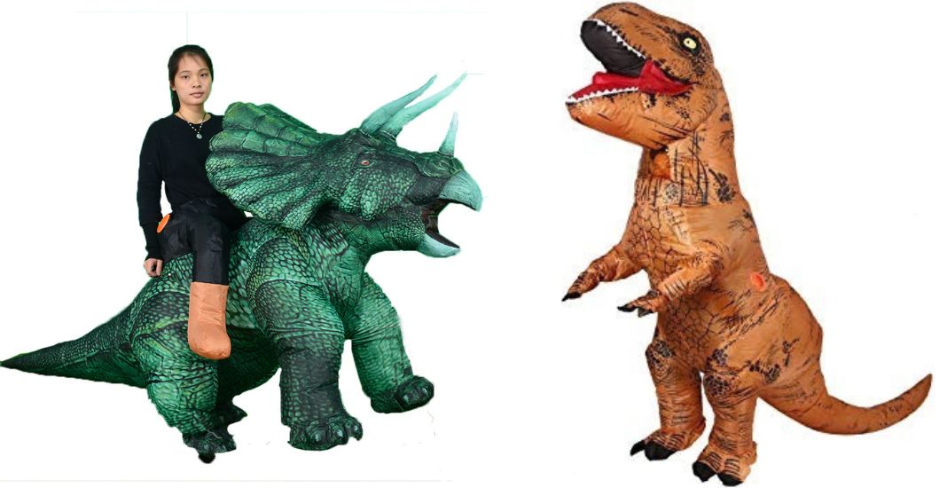 Ejemplos de disfraces de dinosaurios para Halloween