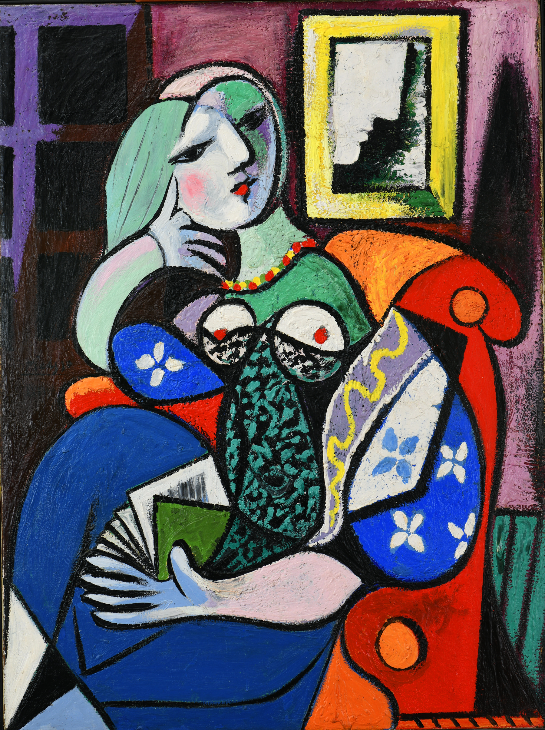 Picasso Mujer con libro