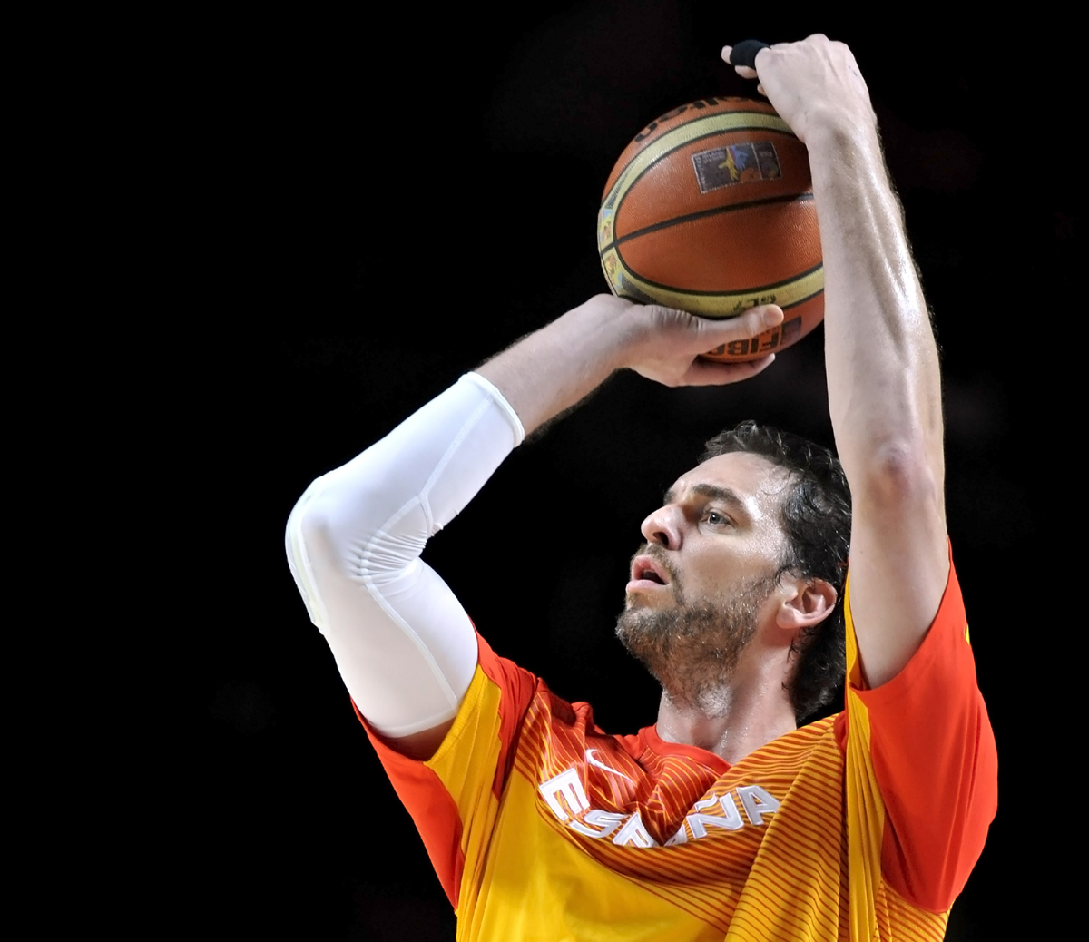 Pau Gasol fue campeón del mundo con la selección española de baloncesto