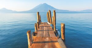 Lago de Atitlán en Guatemala